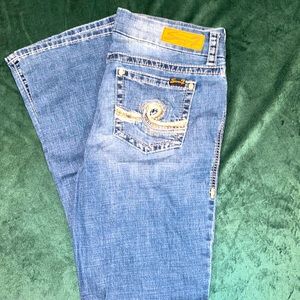 Seven 7 Boot Cut Blue Jeans- Size 14
